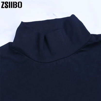 Women Sexy Bodysuit Long Sleeve Size Erotic Female Mock Neck Warm Clothe Slim Fit Fashion Solid Costume Sexy Streetwear Be It