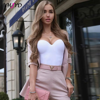 Elegant Bodysuit for Women Summer Tops 2023 Spaghetti Strap Sleeveless Body Suit Women'S Bodycon Black White One Piece Outfits